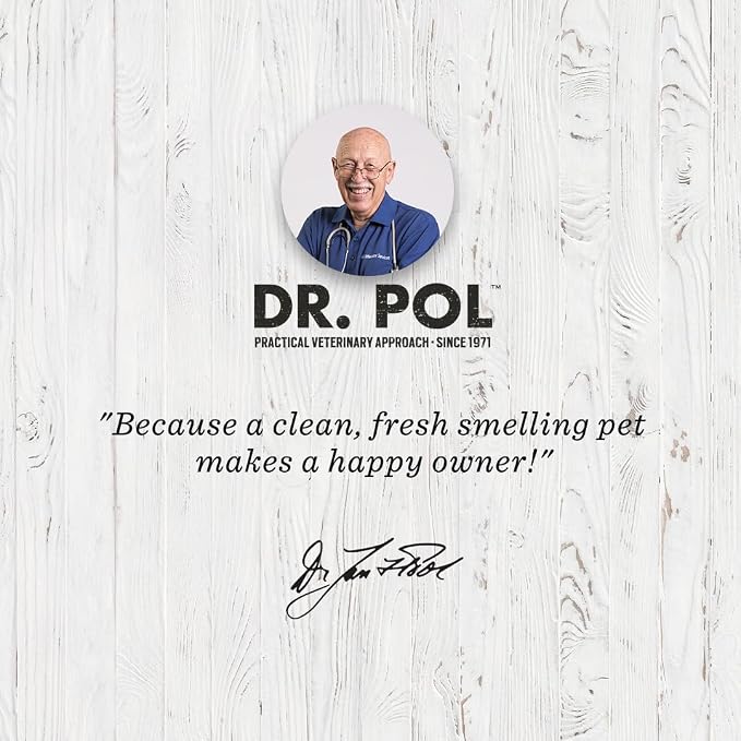 Dr. Pol Incredi-Pol 4-in-1 Pet Shampoo | Cleanse, Condition, Detangle & Deodorize | Luxurious Grooming for a Soft, Silky Coat | Lavender | 16 oz
