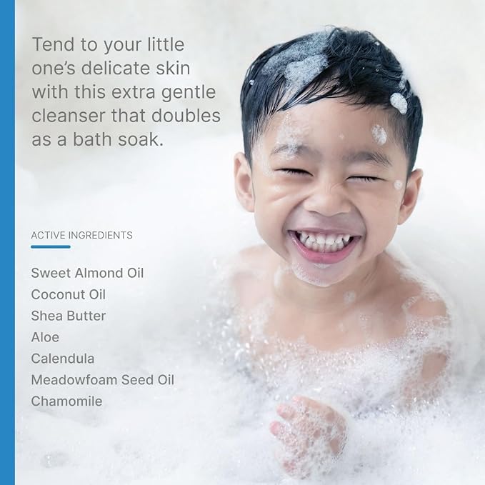 Kids' 2-in-1 Body Wash + Bath Soak - Sensitive
