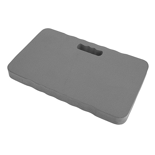 Yinhing Extra Thick Kneeling Pad, Yaga Kneeling Cushion for Gardening Cleaning Baby Bath Yoga,EVA Garden Kneeler Pad with Water Resistant Material 46x28x4cm (Gray)