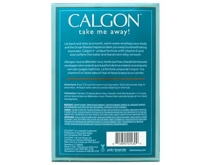 Calgon Ultra-Moisturizing Bath Beads, Ocean Breeze, 30 Ounce