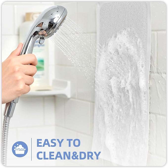 Upgraded Anti Slip Shower Mat with Suction Cups,Loofah Bath Mat for Tub | Comfortable,Strong Grip Suction Cups, Quick Dry, Easy Drainage, Easy to Clean,Inside Shower,Shower Accessories
