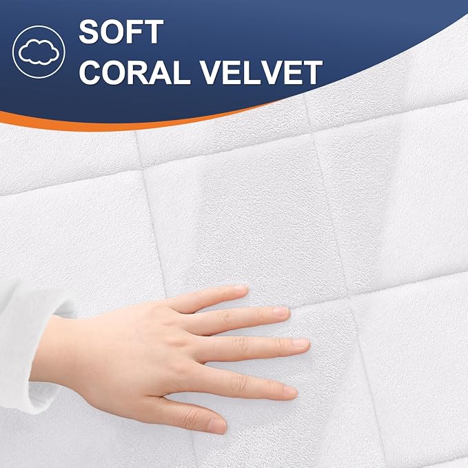OLANLY Memory Foam Bath Mat 47x32, Ultra Soft and Absorbent Bathroom Rugs, Machine Washable, Comfortable Bath Carpet for Bathroom Floor, Tub and Shower, White