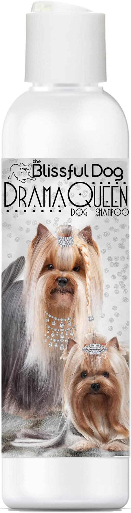 The Blissful Dog Drama Queen Luxury Dog Shampoo - Yorkshire Terrier, Nourishing Pet Supplies, Dog Grooming Supplies for Soft, Silky, Shiny Coat, Moisturizing Puppy Shampoo, 8 oz.