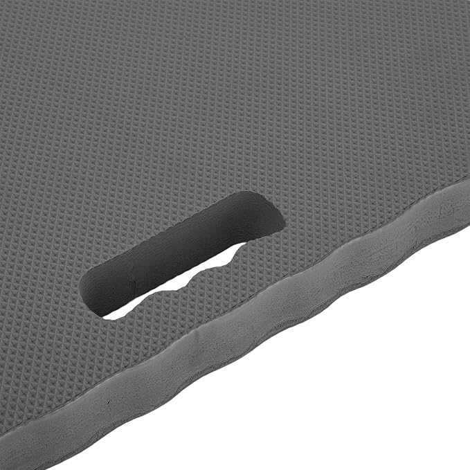 Garden Kneeling Mat Kneeling Pad Knee Cushion 4cm Thick EVA Water Portable Cushion Pad for Gardening Cleaning Baby Bath Yoga Camping Car Repair (Gray)