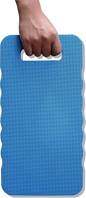 Black Duck Brand Large Kneeling Pads 15" x 7" for Gardening, Cleaning & Repairs – 6 Pack – Waterproof, Lightweight & Durable for Indoor & Outdoor Use