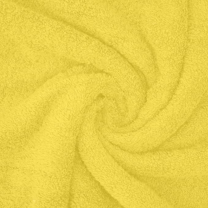 DAN River 2 Pack Bath Sheets Extra Large 35x70, Large Bath Towels for Adults, XL Oversized Heavy Duty Towel Set, 600 GSM 100% Ring Spun Cotton, Soft Quick Dry, Yellow