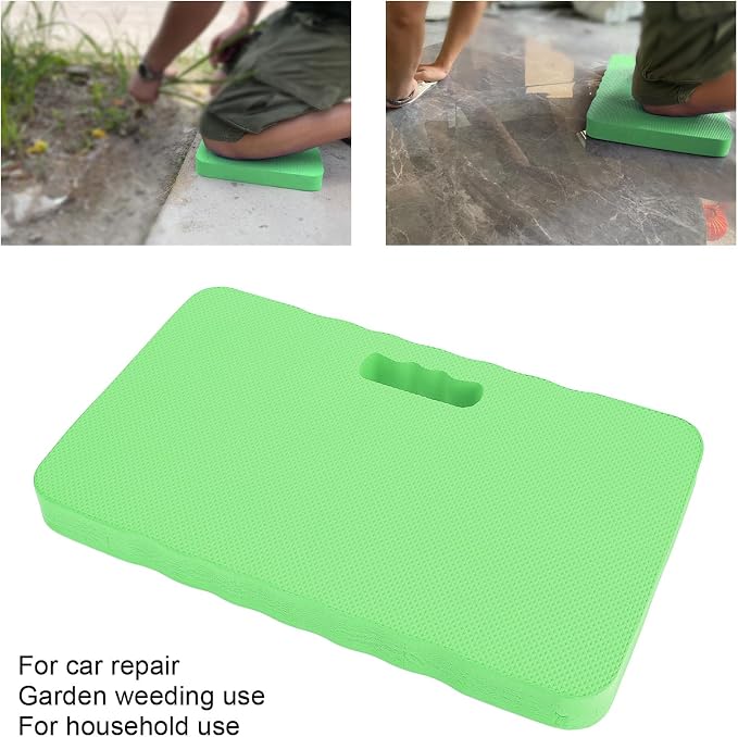 Garden Kneeling Pad, 4cm Thickness EVA Garden Kneeling Cushion, Portable Kneeling Pad for Gardening Cleaning Baby Bath Yoga (Green)