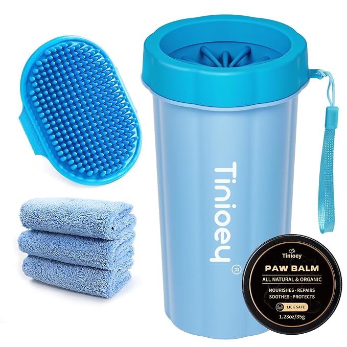 Dog Paw Cleaner for Large Dogs, Dog Paw Washer, Muddy Paw Cleaner, Pet Foot Cleaner, Dog Paw Protector Kit