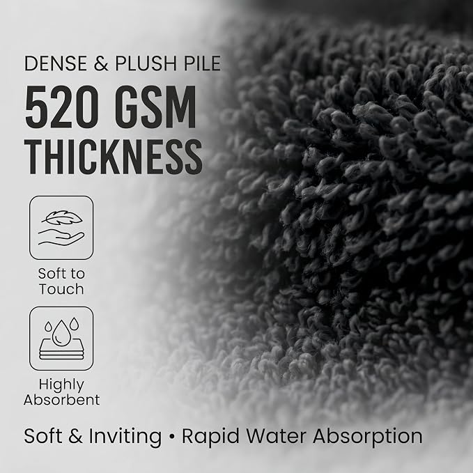 Sofea Bath Sheet Towels 2 Pack Oversized, (35 x 70 Inches) 100% Cotton Jumbo Bathroom Towels, Extra Large Soft Absorbent Bath Sheet Towels