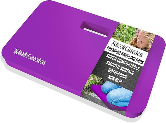 Premium Thick Kneeling Pads Bath Floor Kneeler for Baby, Knee Pad Cushion for Pool | Thickest, Most Comfortable Foam Mat Kneeler for Yoga & Exercise,Waterproof (11"x17.8"x1.5, Purple)