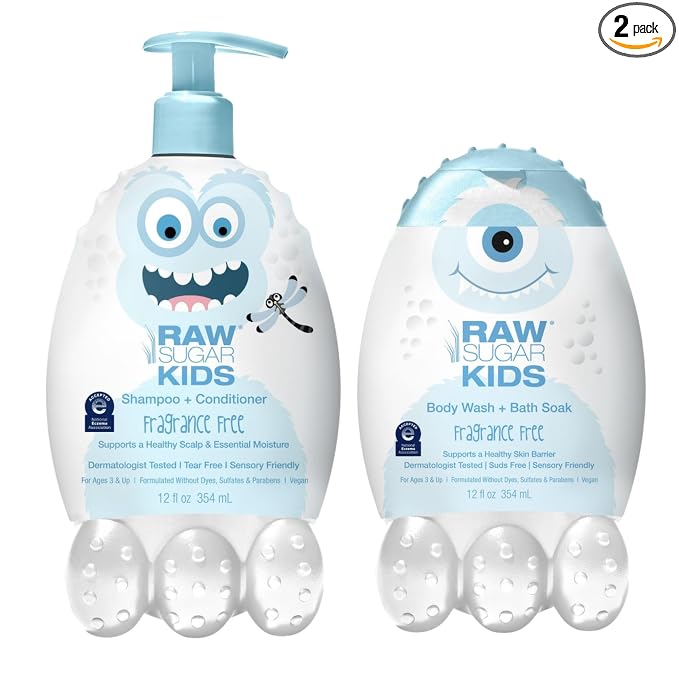 Kids' 2-in-1 Body Wash + Bath Soak - Sensitive