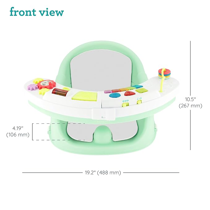 Infantino Music & Lights 3-in-1 Discovery Seat & Booster, Mint
