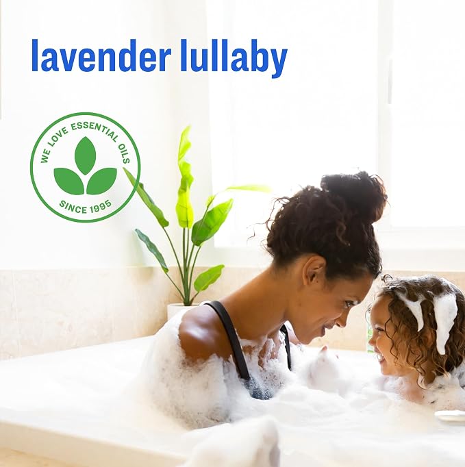 Everyone 3-in-1 Kids Soap, Body Wash, Bubble Bath, Shampoo, 32 Ounce (Pack of 2), Lavender Lullaby, made with Essential Oils for Toddlers, tweens and teens