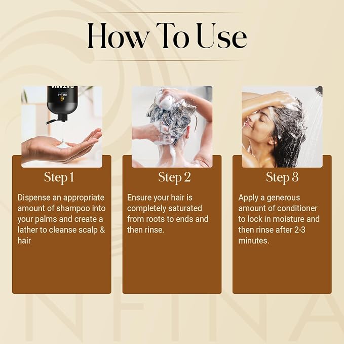 INFINA ESSENTIALS Batana Oil Shampoo | 16 fl oz | with Biotin & Tea Tree | Moisturizing, Strengthening & Nourishing Formula | Promotes Hair Growth and Thickness