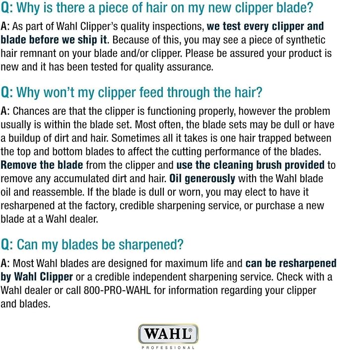 Wahl Professional Animal 30-15-10 Adjustable Blade Set Pro Ion, Iron Horse, Show Pro Plus, U-Clip, and Deluxe U-Clip Pet, Dog, and Horse Clippers - Standard (1037-400)
