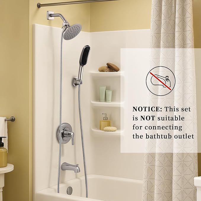 G-Promise 3 Mode Dog Shower Attachment with Pause Mode, Dog shower Sprayer with 159 Inches Stainless Steel Hose, Metal Diverter, Adhesive Holder, for Fast and Easy Dog Bathing and Cleaning