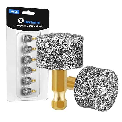 Dog Nail Grinder Wheels Heads Bits, Diamond Grinding Heads Compatible for Casfuy, LOPSIC, YABIFE, Primens, LuckyTail, boomki, and IREDOON -(Premium 6 Packs)