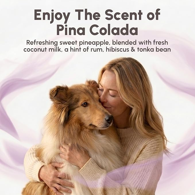 Best Shot Scentament Spa Botanical Body Splash, Body Spray Conditioner for Pets, Cat and Dog Cologne Spray, Alcohol-Free, Ready-to-Use Detangler Spray, Pina Colada, 8 Oz.