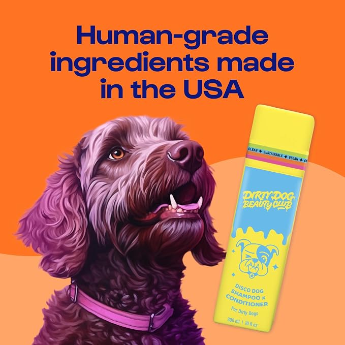Shampoo & Conditioner for Puppies & Dogs – Itchy Skin & Allergy Relief – 4-in-1 Moisturizing, Deodorizing & Detangling Dog Shampoo w/Aloe & Coconut Oil – Sulfate & Paraben-Free