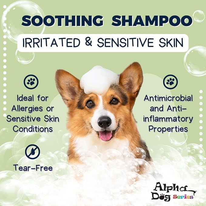 Grooming Natural Herbal Dog Shampoo, pH Balanced Shampoo for Dogs, Moisturizing Soothing Dog Shampoo for Sensitive Skin - 1 Gallon