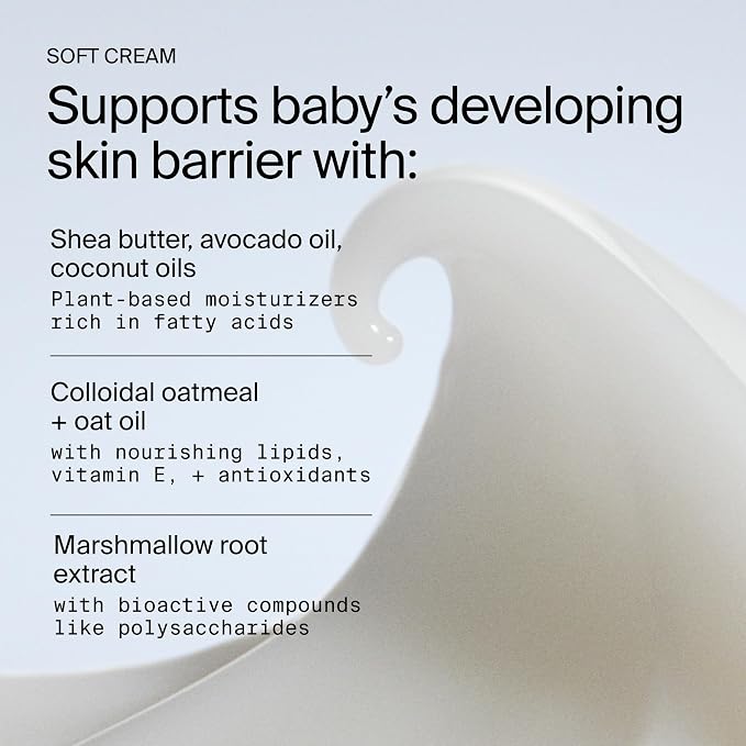 Coterie Baby Dry Skin Skincare Essentials Set | 16.2 oz Face + Body Lotion, 4.7 oz Diaper + Dry Skin Balm | Fragrance Free, Safe for Sensitive Skin, Hypoallergenic, Microbiome Friendly, Eczema Safe
