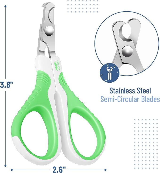 Mr. Pen- Cat Nail Clipper, Stainless Steel | Professional Sharp Cat Claw Trimmer for Small and Medium Cats, Pet Nail Clipper with Sturdy Non Slip Handle