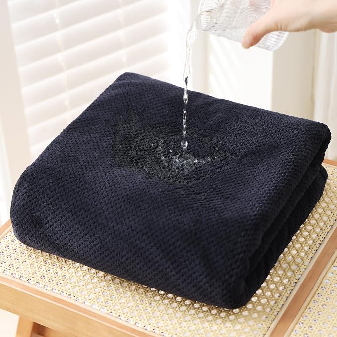 40x80 Inches Bath Sheets Towels for Adults Oversized Bath Towels Extra Large Luxury Super Soft Absorbent Quick Dry Microfiber(Black,2PCS)