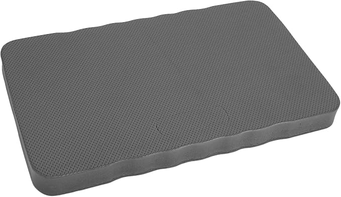 KIMISS EVA Garden Kneeling Pad Extra Thick Kneeling Pad Yaga Cushion for Gardening Bath Gray Compress and Over Time to Designed Ground Stone on or 4cm Knee (Grey)