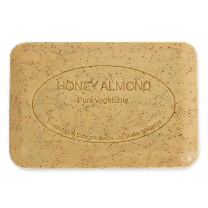Pre de Provence Artisanal French Soap Bar Enriched with Shea Butter, Honey Almond, 8.8 Ounce