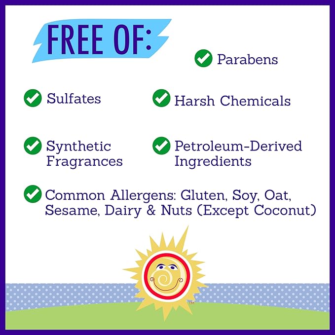 California Baby Overtired & Cranky Bubble Bath | 100% Plant-Based Kids Bubble Bath | Uplifting Scent | Baby Bubble Bath + Bubble Wand | 384 mL / 13oz
