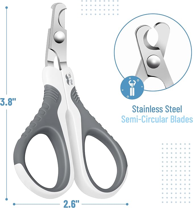 Mr. Pen- Cat Nail Clipper, Stainless Steel | Professional Sharp Cat Claw Trimmer for Small and Medium Cats, Pet Nail Clipper with Sturdy Non Slip Handle