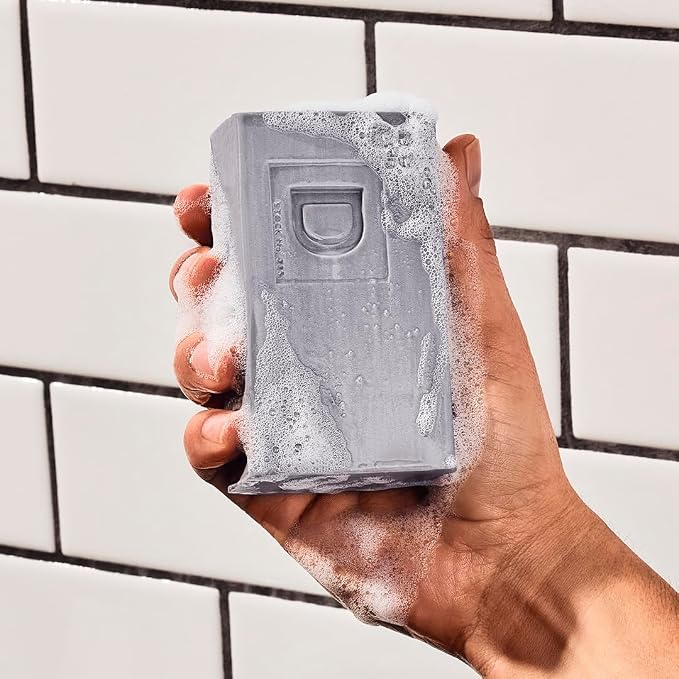 Duke Cannon Supply Co. Extra Large Bar Soap - Men's Natural Bar Soap with a Masculine Scent - Spent Shells + Field Grass - Body Soap for Men - All Skin Types - Big Brick of Soap - Gun Smoke (10 oz)