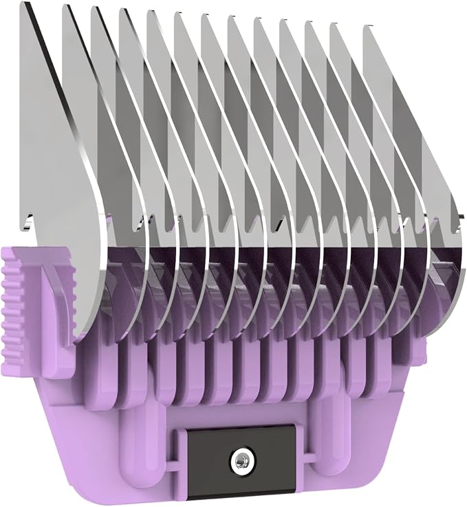 Stainless Steel A5 Wide Guide Comb – Metal Attachment for A5 Wide Blades, Compatible with Wahl KM, Andis, Oster, Heiniger – Smooth & Durable Grooming Guard (19mm - 3/4")