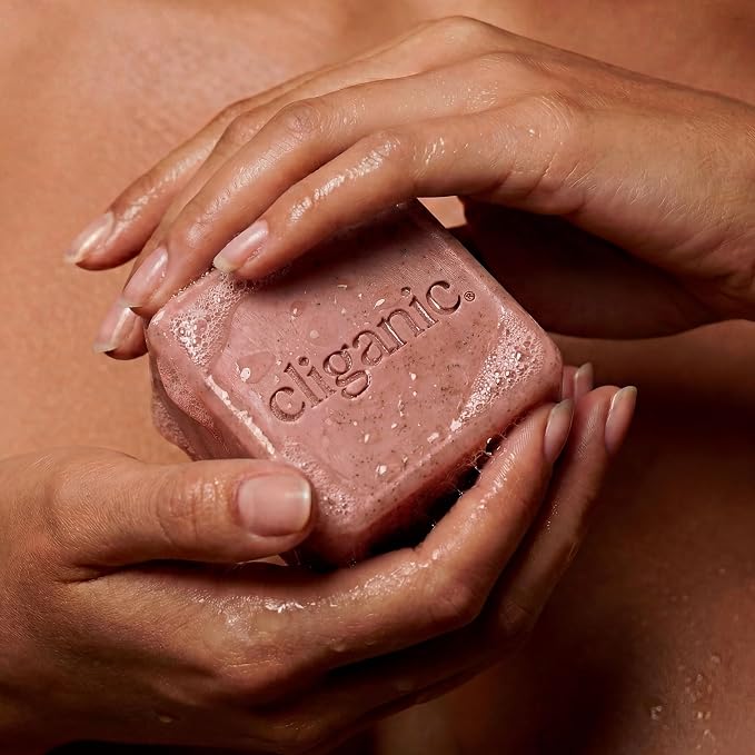 Cliganic Hydrating Bar Soap - Body Soap For Men & Women with 98% Natural Ingredients Cleanses, Moisturizes & Nourishes, Leaves Skin Soft - Vanilla Orchid Scent (2 Pack)