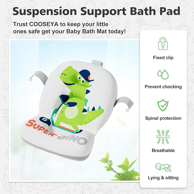 Collapsible Baby Bathtub for Newborns with Thermometer and Soft Floating Cushion Portable and Foldable Travel Baby Bath Tub for Infants to Toddler 0-36 Month(Dark Green)