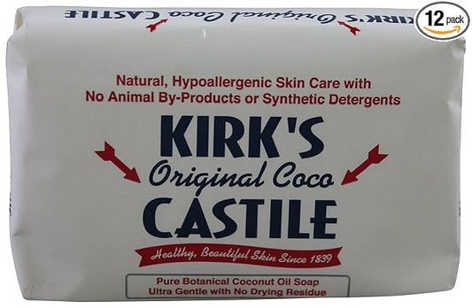 Kirk'S Castile Original Coco Castile Soap 4 Ounces (Pack of 12)