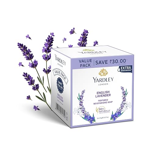 Yardley English Lavender Luxury Soap – 3 x 100 g