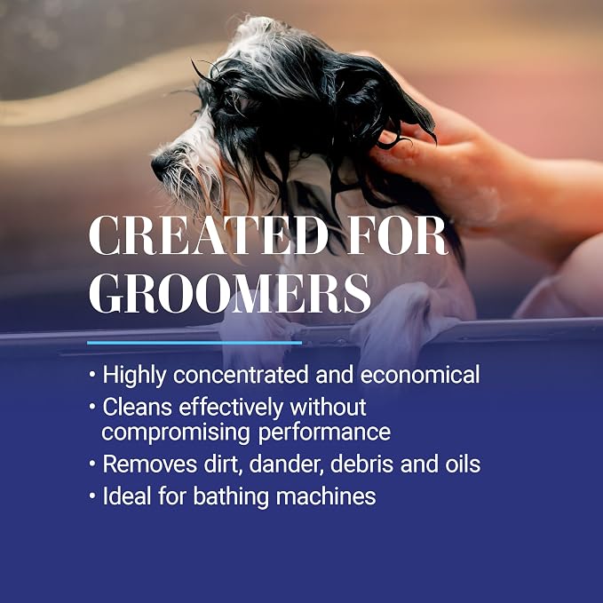 Chris Christensen SmartWash50 Hydrating Chamomile Ultra Concentrated Dog Shampoo, Makes up to 50 Bottles Groom Like Professional, Delightfully Fragranced Suitable for All Coats Made in The USA, 1 Gal