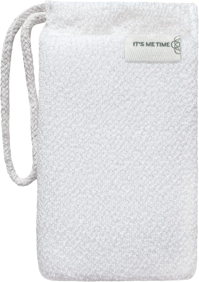 DAILY CONCEPTS Daily Body Scrubber, Soy-Based and Organic Cotton. for The Whole Body. The Bath Sponge Deeply Cleanses The Skin and Creates A Rich Foamy Lather. Exfoliation
