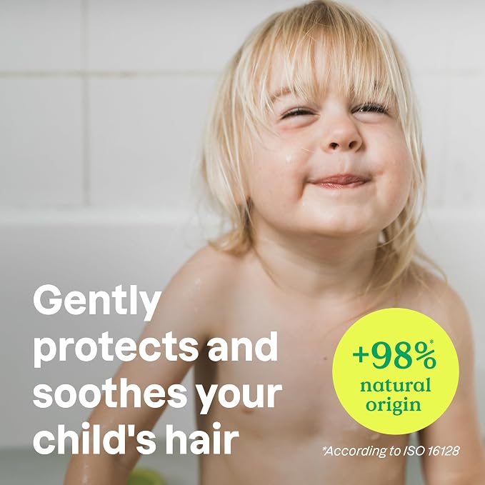 ATTITUDE Kids Conditioner, Gentle Detangling Conditioner, Moisturizing & Softening for Tangles & Knots, Plant-Based, Vegan, Blueberry Scent, 8 Fl Oz
