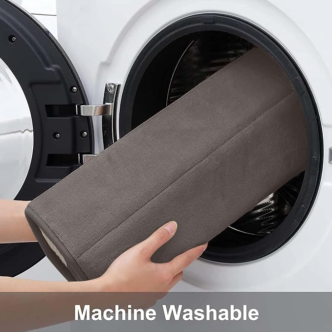 Buganda Memory Foam Bath Mat, 34" x 20", Ultra Soft Bathroom Rugs, Water Absorbent and Machine Washable Bath Rug for Bathroom, Shower, and Tub, Taupe