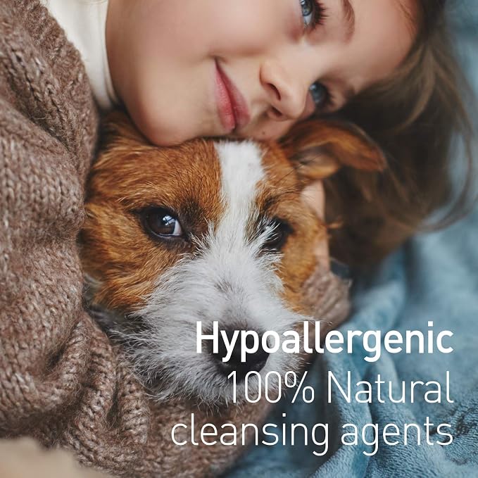 HYPONIC Hypoallergenic Premium Waterless Shampoo for All Pets (Scented, 6.4 oz) - Natural Dry Shampoo, Waterless Foam, Grooming for Dogs and Cats