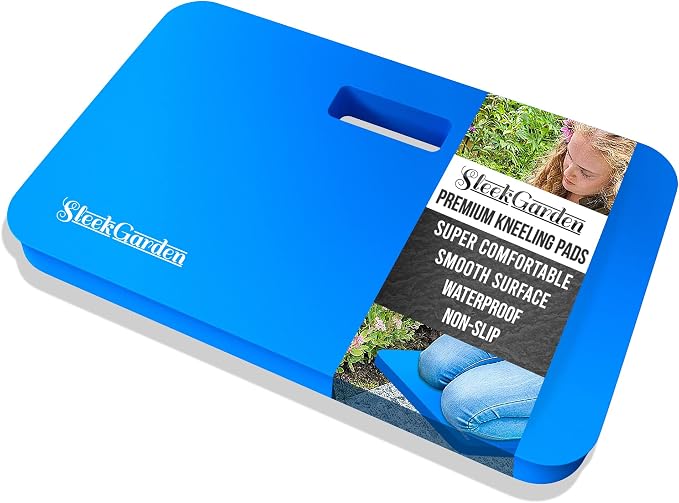 Premium Thick Kneeling Pads Bath Floor Kneeler for Baby, Knee Pad Cushion for Pool | Thickest, Most Comfortable Foam Mat Kneeler for Yoga & Exercise,Waterproof (12.5"x17.8"x2, Blue)