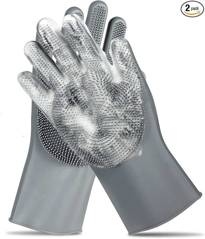 Dog Bath Glove - Dog Brush, Grooming Glove, Dog WASH Glove, Dog&CAT DESHEDDING Glove 1 Pack