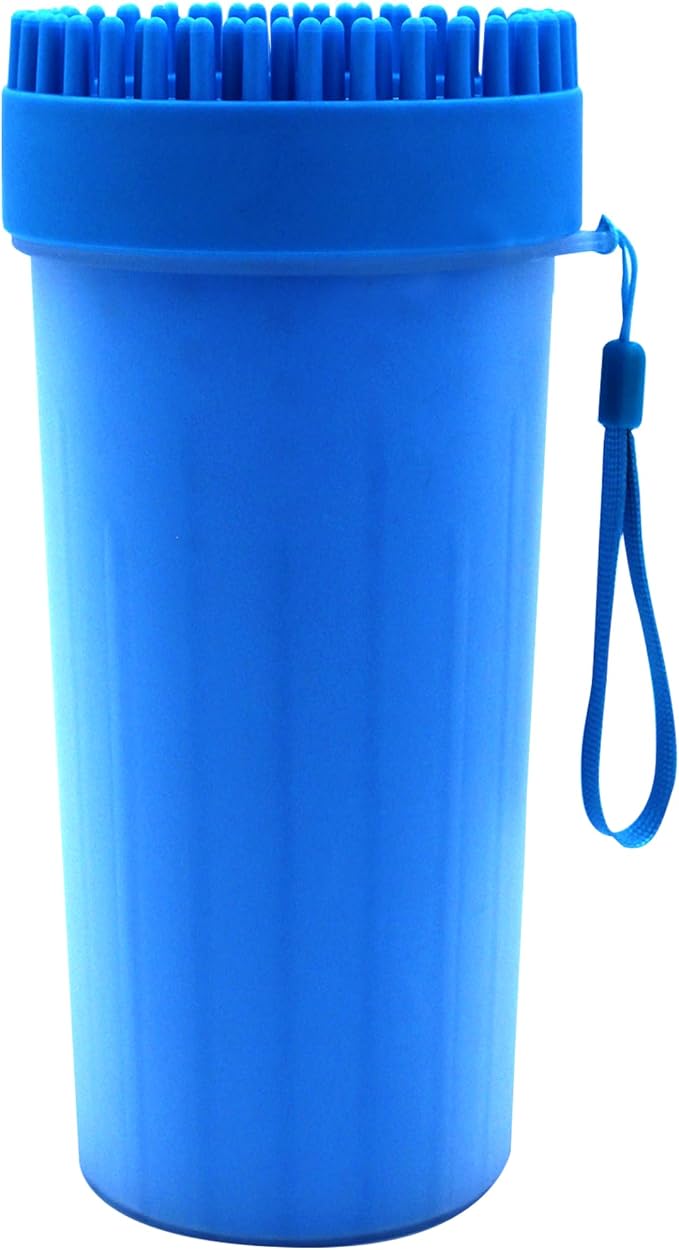 GROOMER ESSENTIALS 2-in-1 Pet Paw Cleaner - Extra Large - For Extra Large Dogs Like German Shepherds, Great Danes, St. Bernards, Boxers, and Mastiffs - Portable