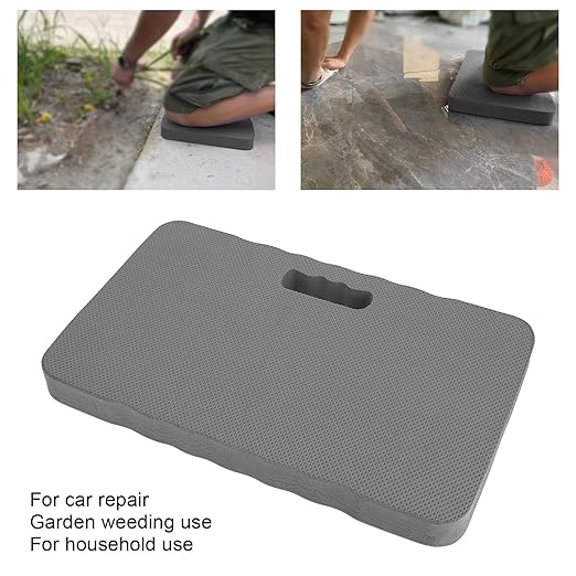 Yinhing Extra Thick Kneeling Pad, Yaga Kneeling Cushion for Gardening Cleaning Baby Bath Yoga,EVA Garden Kneeler Pad with Water Resistant Material 46x28x4cm (Gray)