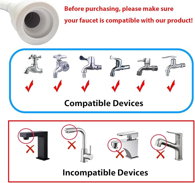 2m/6.56Ft Sink Hose Sprayer,Shampoo Sprayer Handheld Hose Shower Head Spray Hose with Hair Catcher Drain Strainers for Bathing Baby,Pets Shower,Washing Hair,Rinsing Vegetables,Utility Sink