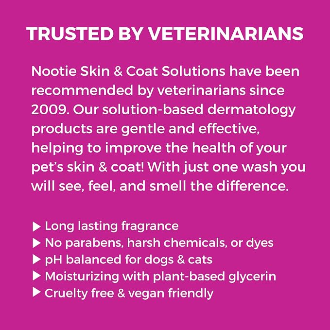 Nootie Japanese Cherry Blossom Daily Spritz for Dogs and Cats - Conditions and Moisturizes Fur, Long Lasting Pet Spray - 8oz