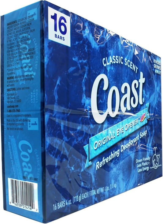 Coast Classic Original Scent 4oz, 16 Bars