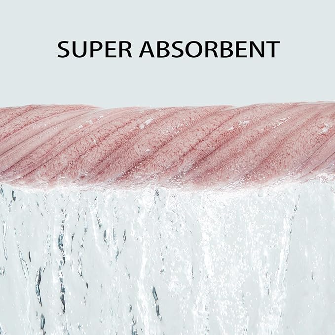 Oversized Bath Sheets 40x80 Inches Extra Large Bath Towels for Adults Super Soft Quick Dry Highly Absobent Microfiber Shower Towels for Bathroom, Pool, Gym, Yoga Towel (Pink, 2Piece)